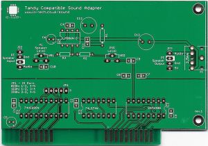 Lo-tech Tandy Compatible Sound Adapter PCB
