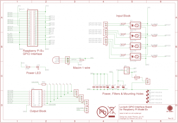 Lo-tech GPIO Interface Board rev.2 - Lo-tech Wiki