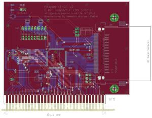 lo-tech XT-CFv2 PCB