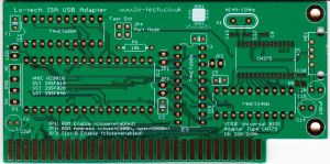 Lo-tech ISA USB Adapter PCB