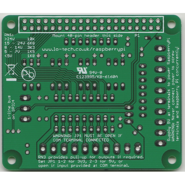 lotech » GPIO Interface Board (PCB)